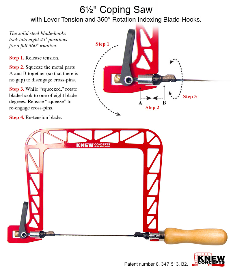 Knew Concepts Coping Saws and Blades