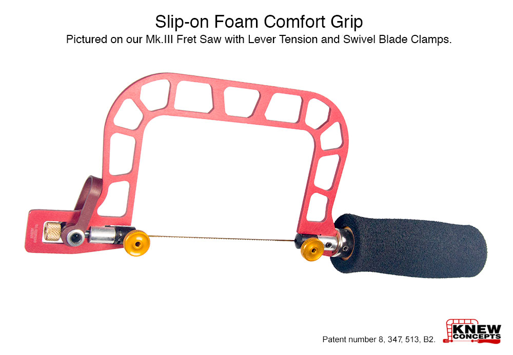 Knew Concepts Mk IV 8 HD Jewelers Saw Frame-With 360 Degree Swivel Blade  Clamps-Cam Lever Tension