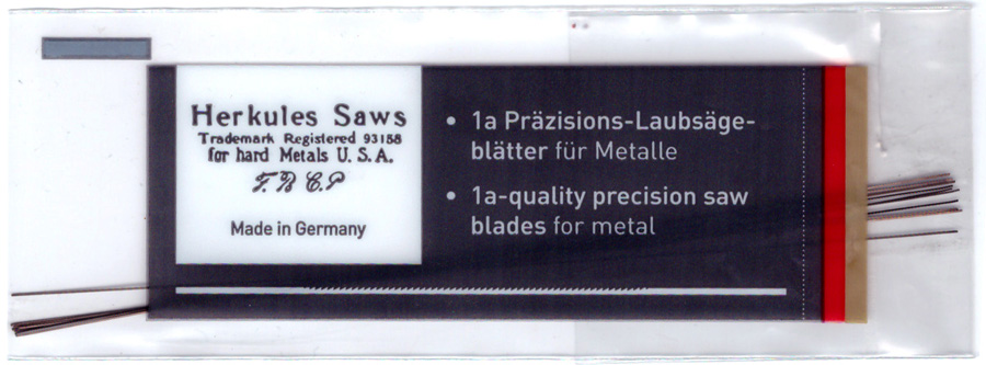 Jeweler's Saw Blades
